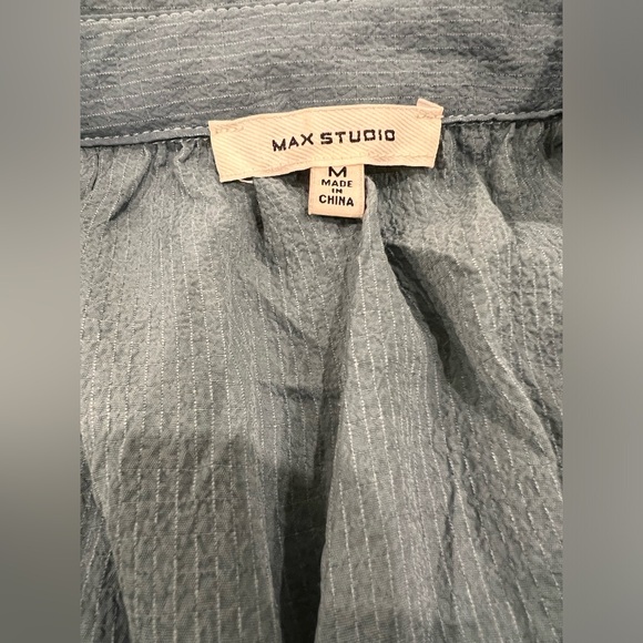 Max Studio Blouse | Medium | Teal - Picture 5 of 9